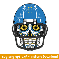skull helmet patterns los angeles chargers svg, los angeles chargers svg, nfl svg, png dxf eps digital file