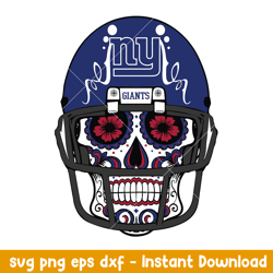 skull helmet patterns new york giants svg, new york giants svg, nfl svg, png dxf eps digital file