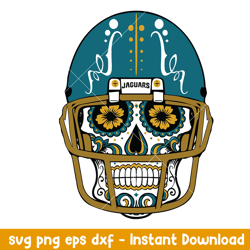 skull helmet patters jacksonville jaguars svg, jacksonville jaguars svg, nfl svg, png dxf eps digital file