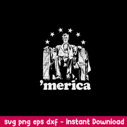 abe lincoln political merica svg, lincoln metica svg, png dxf eps digital file