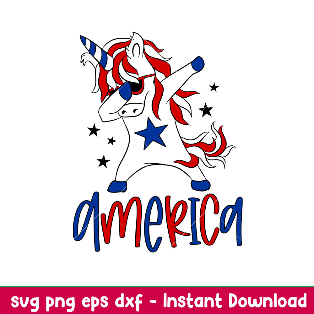 America Dabbing Unicorn, American dabbing unicorn 4th of july american flag svg, unicorn 4th of july svg, unicorn flag us svg, unicorn dabbing png t shirt Svg,