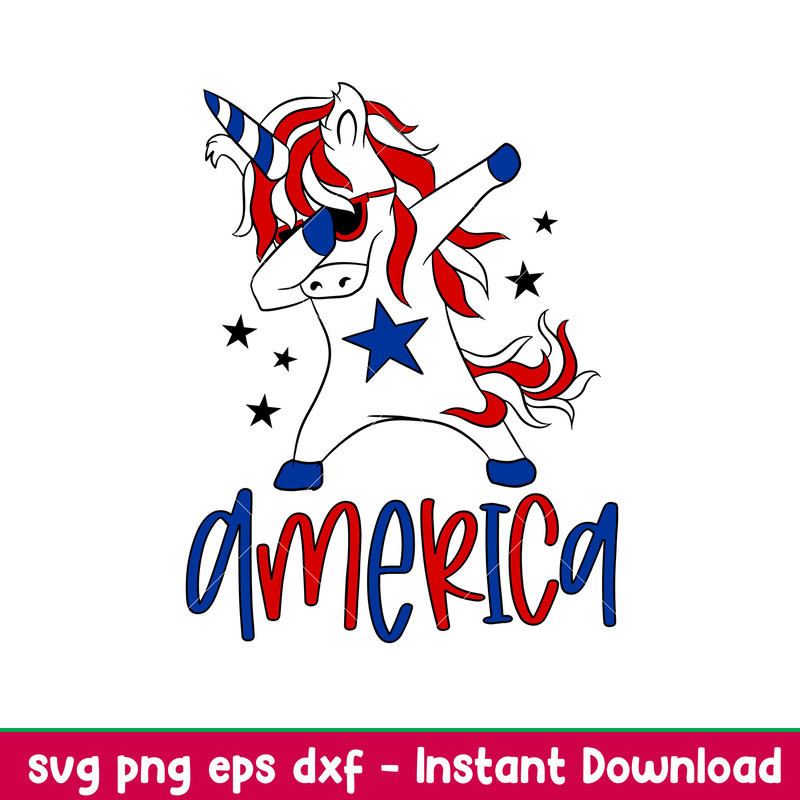 America Dabbing Unicorn, American dabbing unicorn 4th of july american flag svg, unicorn 4th of july svg, unicorn flag us svg, unicorn dabbing png t shirt Svg,
