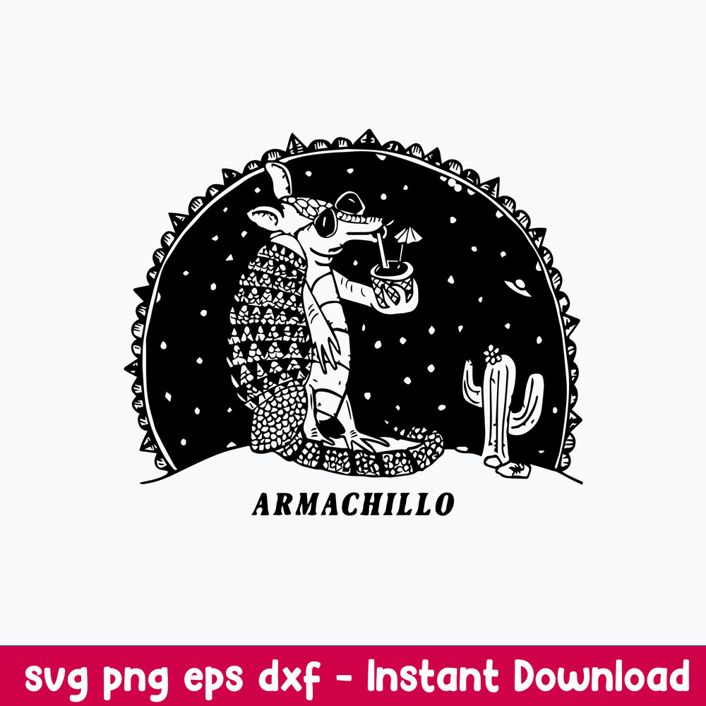 Armadillo T Shirts Armachillo Drinking Cocktails UFO Svg, Funny Svg, Png Dxf Eps File.jpeg