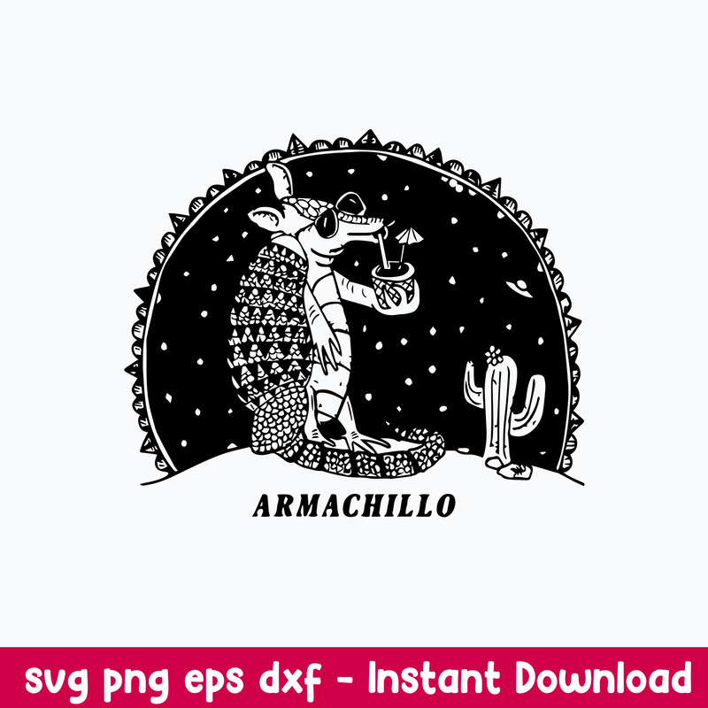 Armadillo T Shirts Armachillo Drinking Cocktails UFO Svg, Funny Svg, Png Dxf Eps File.jpeg