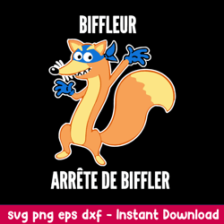 bifleur arrete de biffler svg, animal svg, funny svg, png dxf eps digital file