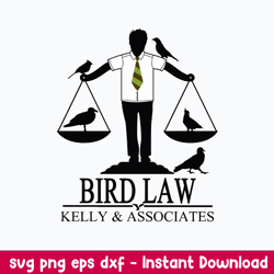 bird law kelly and associates svg, bird law svg, png dxf eps digital file