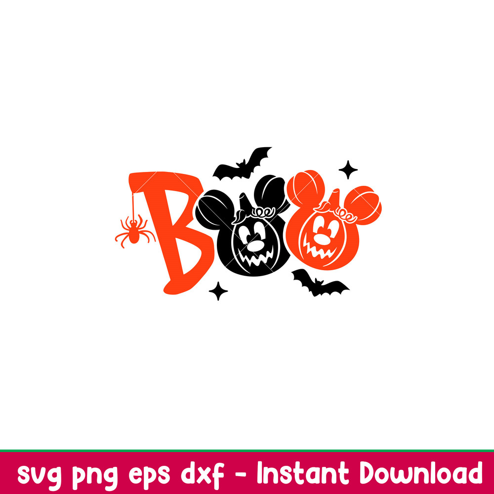 Boo Ears, Boo Mickey Mouse Svg, Halloween Svg, Pumpkin Svg, Boo Svg, png, eps, dxf file.jpeg