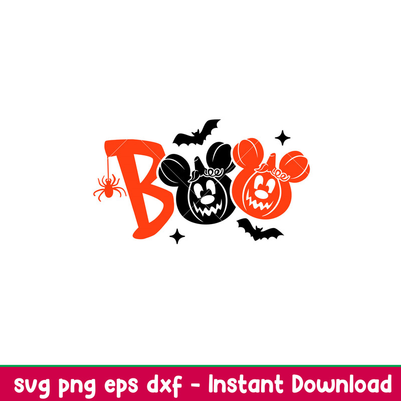 Boo Ears, Boo Mickey Mouse Svg, Halloween Svg, Pumpkin Svg, Boo Svg, png, eps, dxf file.jpeg