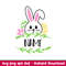 Bunny Boy Name Frame, Bunny Boy Name Frame Svg, Happy Easter Svg, Easter egg Svg, Spring Svg, png, dxf, eps file.jpeg