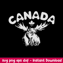 canada moose svg, canada svg, png dxf eps digital file