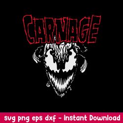 carnage venom svg, venom svg, venom monster svg, png dxf eps file