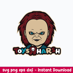 child_s play toys r harsh svg, chucky svg, horror svg, png dxf eps file