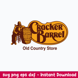 cracker baral old country store svg, cracker baral svg, png dxf eps file