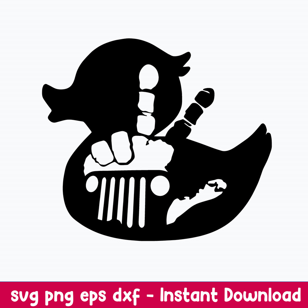 Duck Duck, Wave Hands Svg, Funny Svg, Png Dxf Eps File.jpeg
