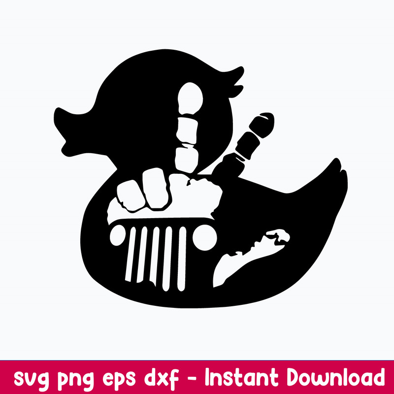 Duck Duck, Wave Hands Svg, Funny Svg, Png Dxf Eps File.jpeg
