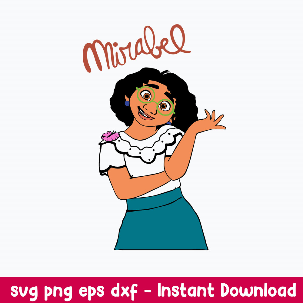 Encanto Mirabel Svg, Encato Svg, Disney Svg, Png Dxf Eps File.jpeg
