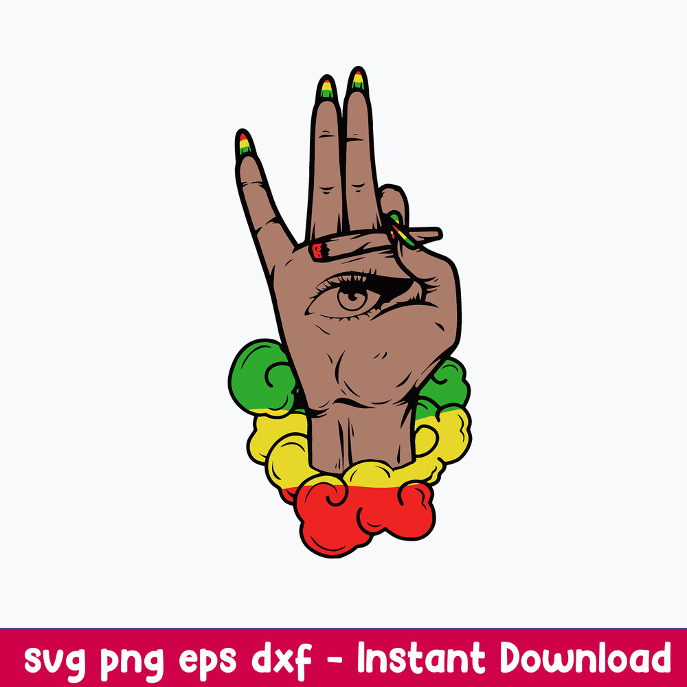 Female Hands Rolling Cigarette Svg, Png Dxf Eps File.jpeg