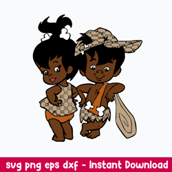 flintstones gucci svg, flintstones svg, bam bam svg, 60_s cartoon svg, png dxf eps file