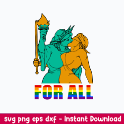 for all kiss svg, lgbt svg, png dxf eps file