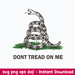 gadsden don_t tread on me svg, gadsden svg, png dxf eps file