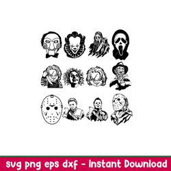 horror movie bundle,horror movie blood svg bundle svg, halloween svg, spooky season svg, trick or treat svg, png, eps, d