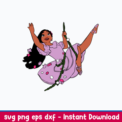 isabela madrigal encanto svg, encanto svg, disney svg, png dxf eps file
