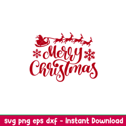 merry christmas,merry christmas svg, christmas lettering svg, santa claus svg, png,eps,dxf file