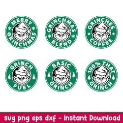 merry grinchmas bundle, merry grinchmas bundle svg, christmas svg, merry christmas svg, png,eps,dxf file