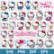 Hello Kitty Bundle Svg, Hello Kitty Svg, Cat Svg, Cartoon Svg, Png Dxf Eps Digital File.jpeg