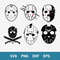 Jason Mask Bundle Svg, Jason Voorhees Svg, Horror Movie Svg, Halloween Svg, Png Dxf Eps Digital File.jpeg