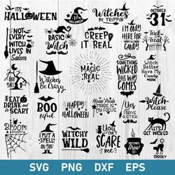 mega halloween quotes bundle svg, halloween quotes svg, halloween svg, png dxf eps file