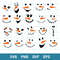 Snowman Face Bundle Svg, Snowman Christmas Svg, Snowman Svg, Christmas Svg, Png Dxf Eps File.jpg