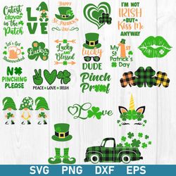 st patrick's day bundle svg, christmas patricks day svg, saint patricks day svg,png dxf eps file