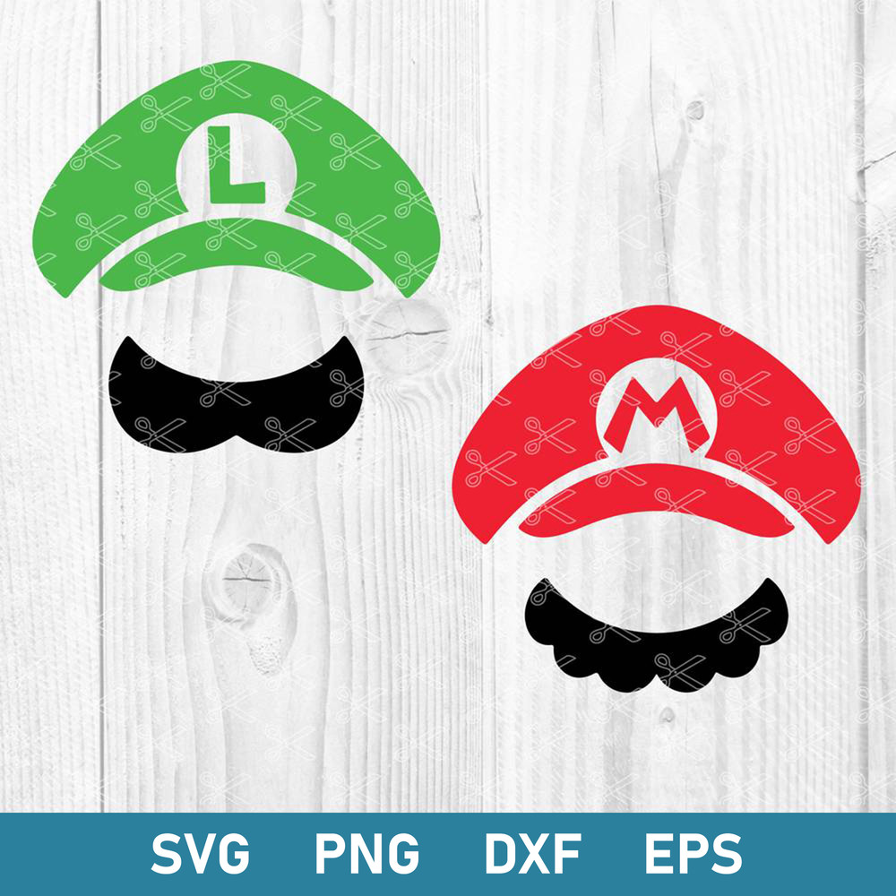 Super Mario Hat Svg, Super Mario Svg, Mario Svg, Png Dxf Eps Digital File.jpg