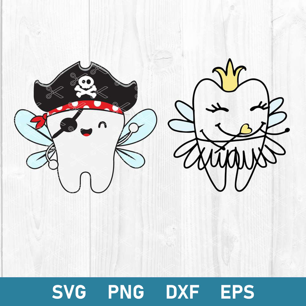 Tooth Fairy Bundle Svg, Tooth Fairy Svg, Tooth Fairy Halloween Svg, Png Dxf Eps Digital File.jpg