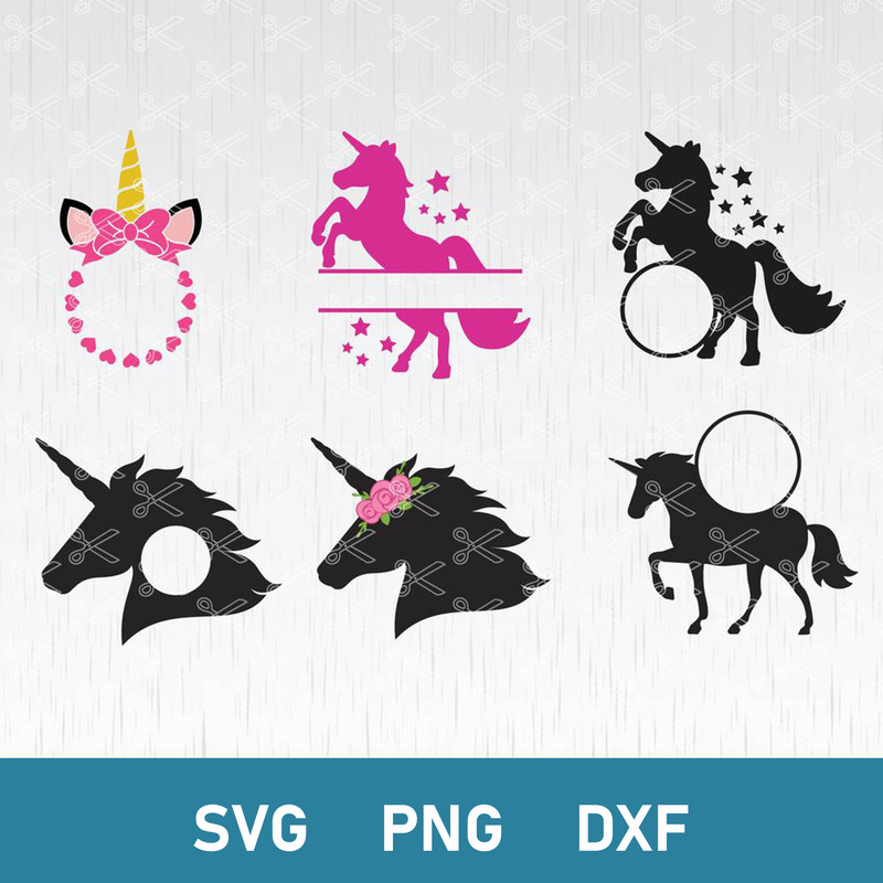 Unicorn Bundle Svg, Huge Unicorn Svg, Unicorn Svg, Png Dxf Digital File.jpg