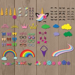 unicorn bundle svg, unicorn svg, unicorn clipart, unicorn cricut svg, instant dowload