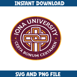 iona gaels svg, iona gaels logo svg, iiona gaels university svg, ncaa svg, sport svg, digital download (18)
