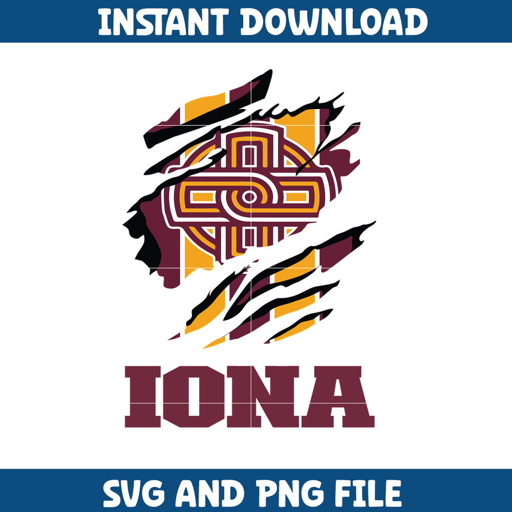 Iona gaels Svg, Iona gaels logo svg, IIona gaels University svg, NCAA Svg, sport svg, digital download (22).png