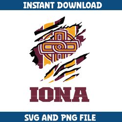 iona gaels svg, iona gaels logo svg, iiona gaels university svg, ncaa svg, sport svg, digital download (22)