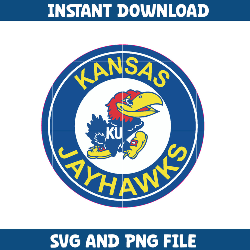 Kansas Jayhawks Svg, Kansas Jayhawks logo svg, Kansas Jayhawks University svg, NCAA Svg, sport svg (2).png