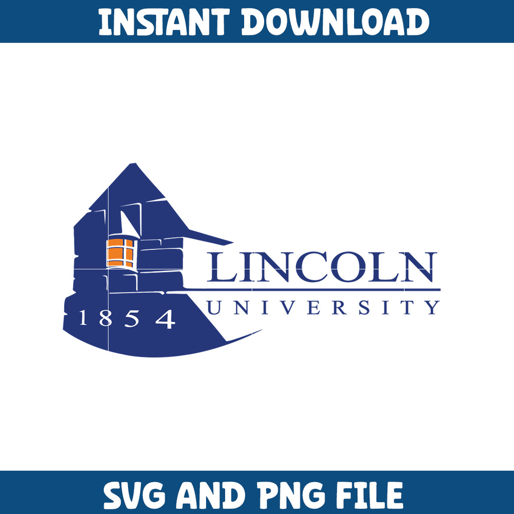 Lincoln ncaa Svg, Lincoln University logo svg, Lincoln University svg, NCAA Svg, sport svg (4).png