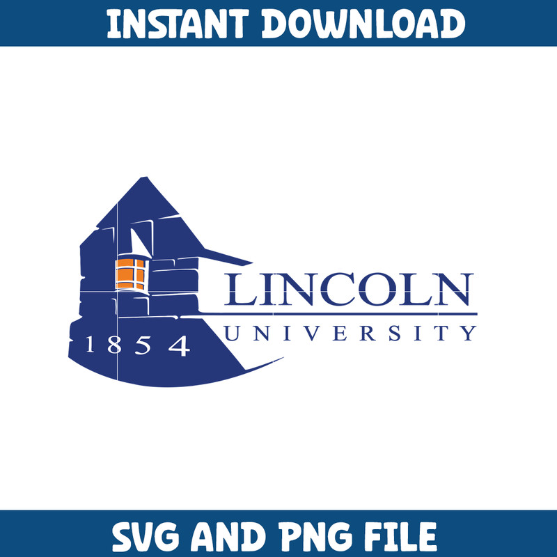 Lincoln ncaa Svg, Lincoln University logo svg, Lincoln University svg, NCAA Svg, sport svg (4).png