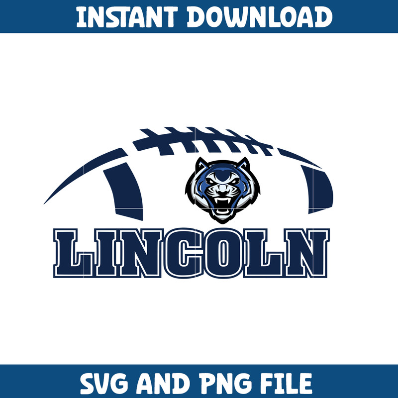 Lincoln ncaa Svg, Lincoln University logo svg, Lincoln University svg, NCAA Svg, sport svg (53).png