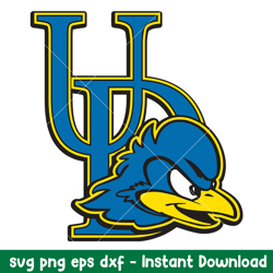 delaware blue hens logo svg, delaware blue hens svg, ncaa svg, png dxf eps digital file