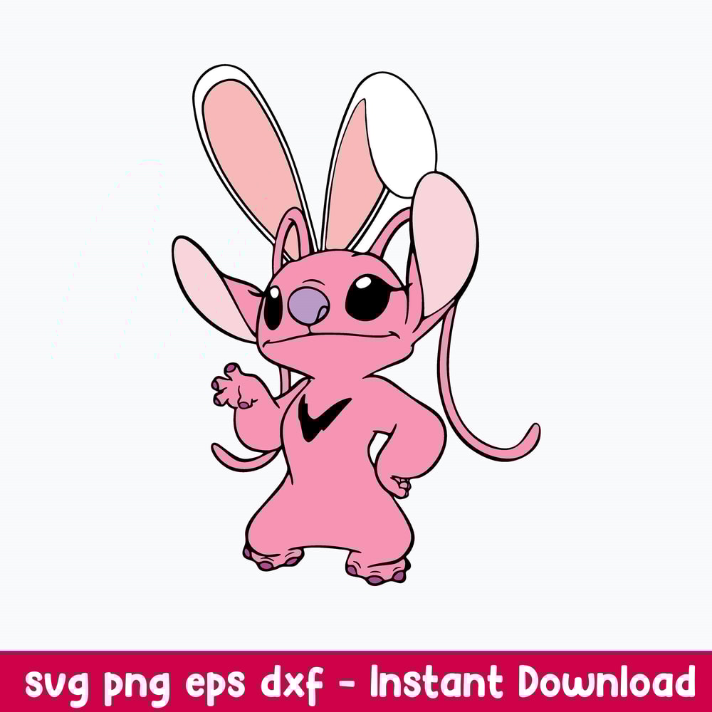 Angela Easter Svg, Stich Svg, Cartoon Svg, Png Dxf Eps Digital File.jpeg