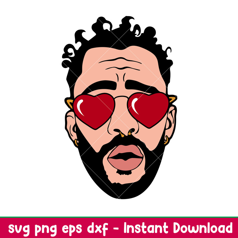 Bad Bunny 19, Bad Bunny Svg, Yo Perreo Sola Svg, Bad bunny logo Svg, El Conejo Malo Svg, png eps, dxf file.jpeg