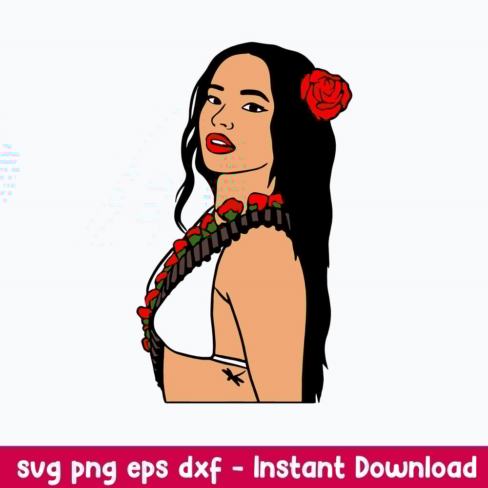 Becky G Svg, Rebbeca Marie Gomez Svg, Singer Svg, Png Dxf Eps File.jpeg