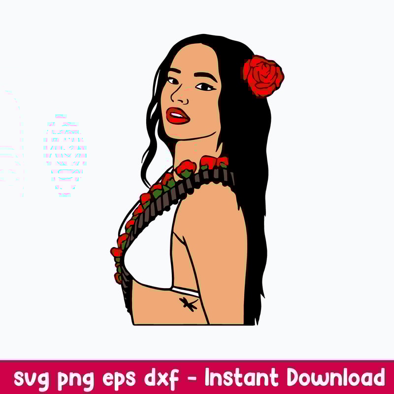 Becky G Svg, Rebbeca Marie Gomez Svg, Singer Svg, Png Dxf Eps File.jpeg