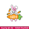 Bunny Girl Name Holder, Bunny Girl Name Holder Svg, Happy Easter Svg, Easter egg Svg, Spring Svg, png,eps, dxf file.jpeg